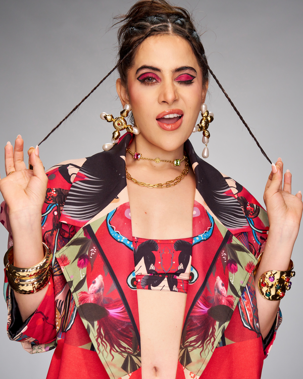 Urfi Javed in Elysian Necklace - Multicolour (S)